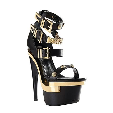 versace jeans couture platform sandals|versace open toe stiletto sandals.